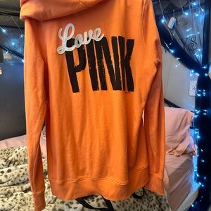 Vs pink hoodie like new still soft